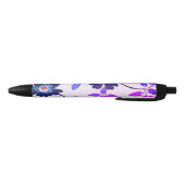 Stylo Noir Floral pourpre (Bas)