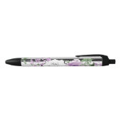 Stylo Noir Floral pourpre, Fête des mariées (Haut)