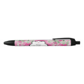 Stylo Noir Floral rose, Fête de la mariée (Haut)