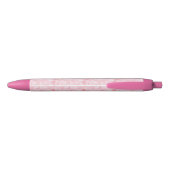 Stylo Noir Floral rose jolie fille (Dos)
