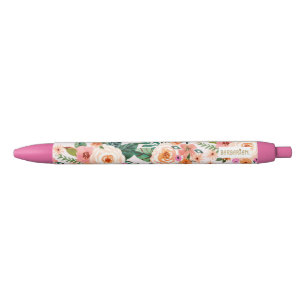 Stylo Noir Floral tropical