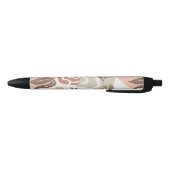Stylo Noir Florale botanique minimale (Bas)