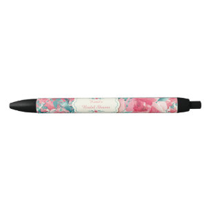Stylo Noir Flore de corail, Fête des mariées