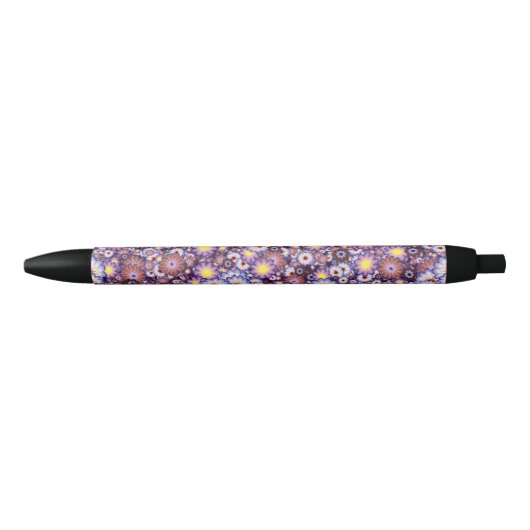 Stylo Noir flower (Devant)