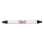Stylo Noir Flower Butterfly (Devant)