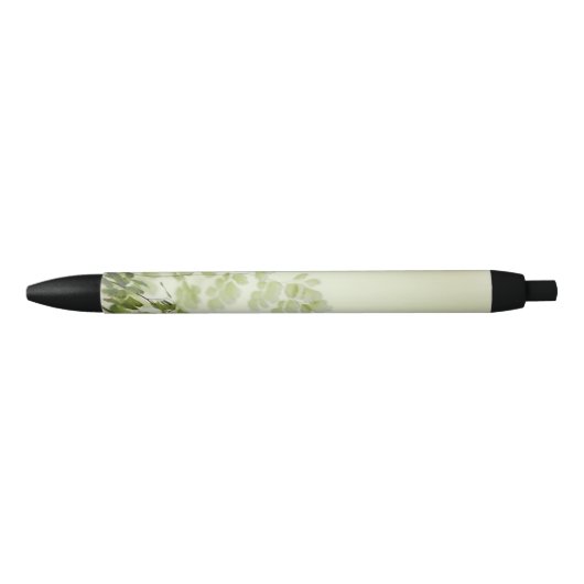 Stylo Noir Foliage de printemps (Devant)