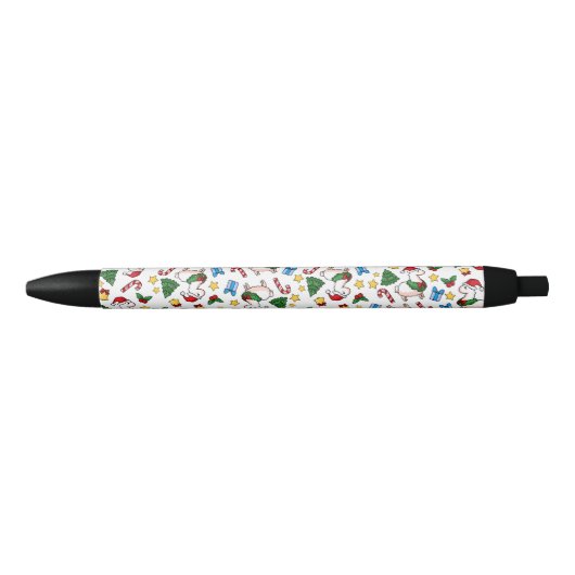 Stylo Noir Folie de lama de vacances (Devant)