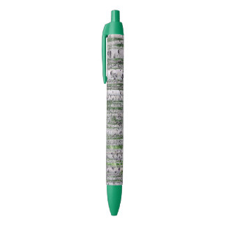 Stylo Noir Forêt de Birch Nature
