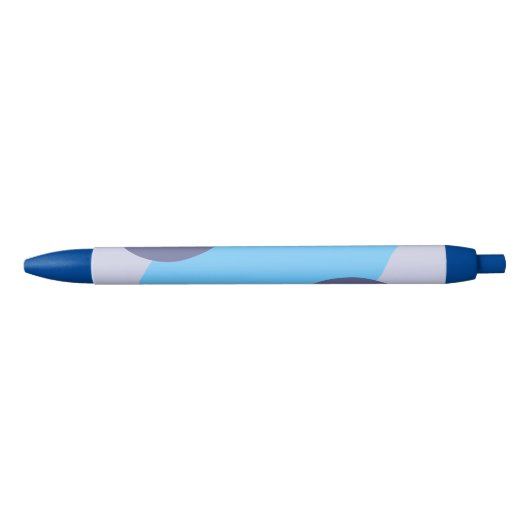 Stylo Noir Formes Abstraites (Devant)