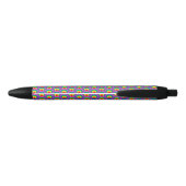 Stylo Noir Formes colorées Abstraites (Dos)