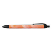 Stylo Noir Formes Hexagones géométriques jaune rose (Haut)