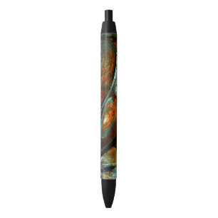 Stylo Noir Fractionner l'art Abstrait