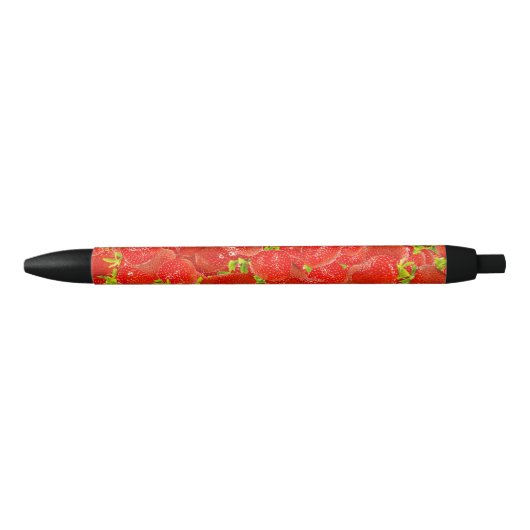 Stylo Noir Fraises (Devant)