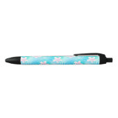 Stylo Noir Frangipani rose tropique (Haut)