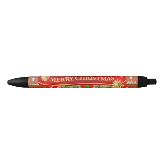 Stylo Noir Frohe Weihnachten (Devant)