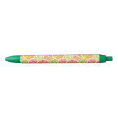 Stylo Noir Fruits Citriques Lime Citron Orange Pamplemousse (Devant)