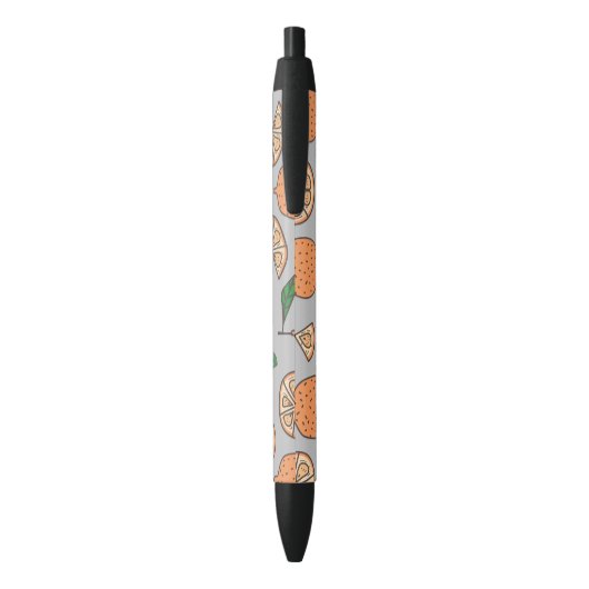 Stylo Noir Fruits d'agrumes (Dos (Vertical))