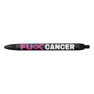 Stylo Noir FU CANCER...Cancer du sein