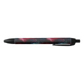 Stylo Noir fumée rose et bleue abstraite (Bas)