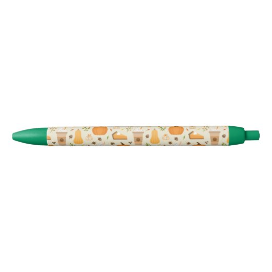 Stylo Noir Fun Orange Fall Motif (Devant)