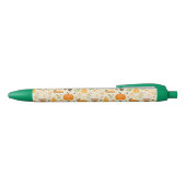 Stylo Noir Fun Orange Fall Motif (Haut)