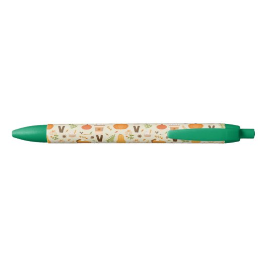 Stylo Noir Fun Orange Fall Motif (Dos)