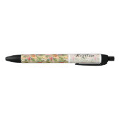 Stylo Noir Fun Tropical Pineappy Fruit Floral Pattern (Bas)