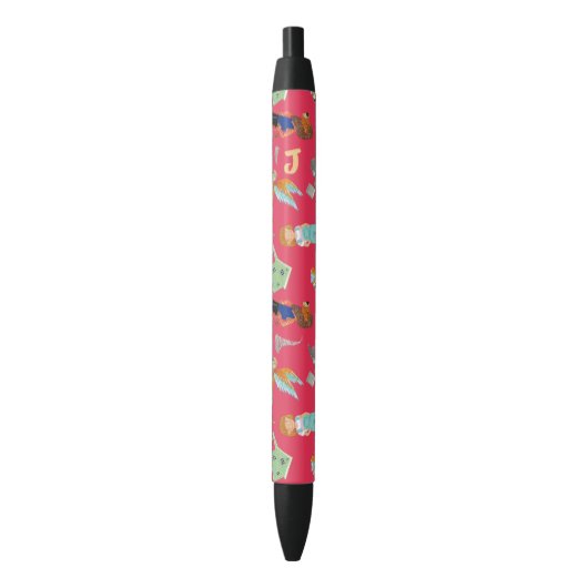 Stylo Noir Fun Wizard of Oz on red children's design (devant Vertical)