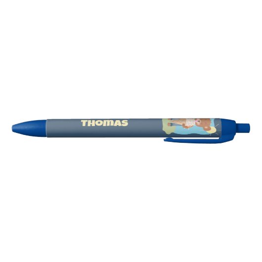 Stylo Noir Funny Brain Freeze Kid Pen with Name (Bas)