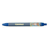 Stylo Noir Funny Brain Freeze Kid Pen with Name (Devant)