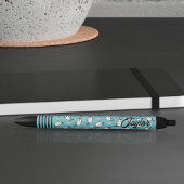 Stylo Noir Funny Siamese Motif de chat Personnalisé