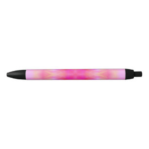 Stylo Noir Fusée rose
