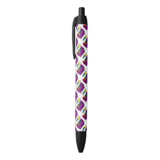 Stylo Noir Fusillade Star Arc-en-ciel étonnant remplissage de