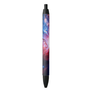 Stylo Noir Galaxie d'étoiles spatiales cosmiques nébuleuse co