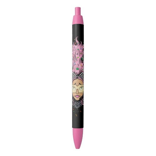 Stylo Noir Gamer fille (devant Vertical)