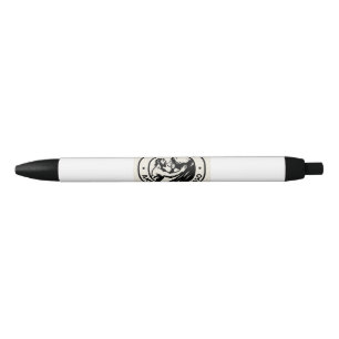 Stylo Noir Gardez votre calme et buvez un espresso