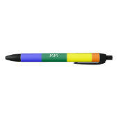 Stylo Noir Gay pride Rainbow Lgbt Personnalisé (Bas)