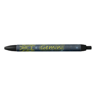 Stylo Noir Gemini lumineux