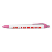 Stylo Noir Géométrie (Haut)