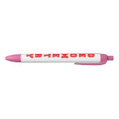 Stylo Noir Géométrie (Bas)