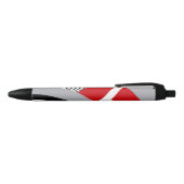 Stylo Noir Géométrie colorée (Haut)