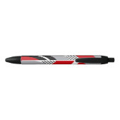 Stylo Noir Géométrie colorée (Dos)