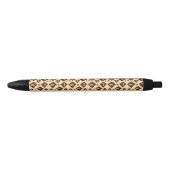 Stylo Noir Géométrie Terreuse (Devant)