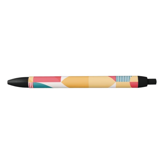 Stylo Noir Géométrique minimal (Devant)
