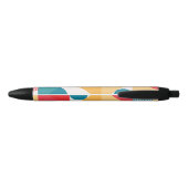 Stylo Noir Géométrique minimal (Dos)