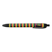 Stylo Noir Ghana Drapeau mignon Patriotique (Bas)