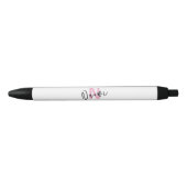 Stylo Noir Gift for Girls – Personalized N with Name Naomi (Devant)