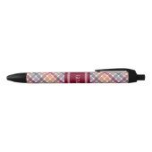 Stylo Noir Gingham d'automne (Haut)