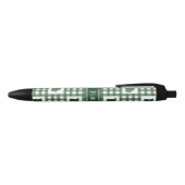 Stylo Noir Gingham vert de l'Ohio (Haut)