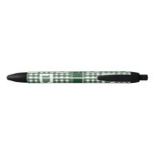 Stylo Noir Gingham vert de l'Ohio (Dos)